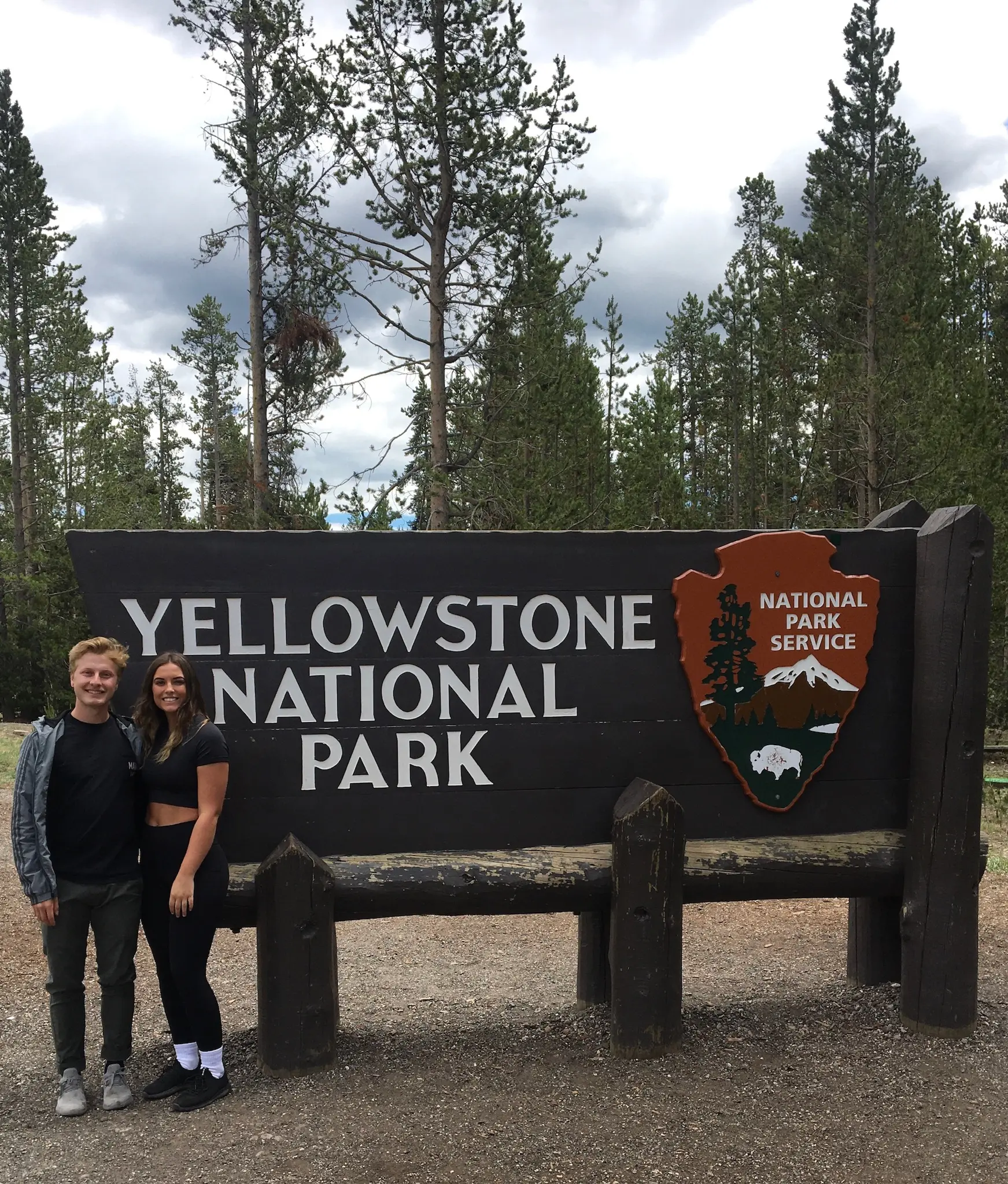 Yellowstone National Park Sign